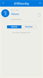 Mobile Screenshot of afmrecording.org